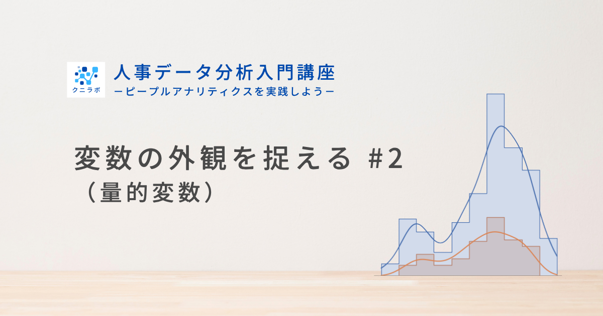 変数の外観を捉える #2（量的変数）
